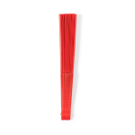 Éventail en polyester et RPET de couleurs avec boîte Color RPET  troisième vue