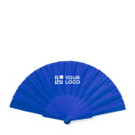 Éventail en polyester et RPET de couleurs avec boîte vue principale