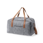 Élégant sac de voyage en feutre RPET avec fermeture éclair Break  troisième vue