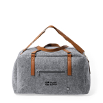 Élégant sac de voyage en feutre RPET avec fermeture éclair Break vue principale