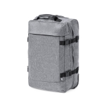 Valise RPET avec intérieur doublé, sangles et poignées rembourrées couleur gris première vue