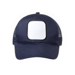 Casquette avec filet latéral et patch frontal personnalisable Trucker deuxième vue