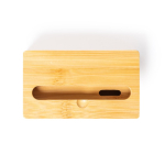 Support pour téléphone en bambou avec amplificateur