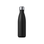 Bouteille en acier inoxydable avec bouchon à vis en acier 550ml couleur noir première vue