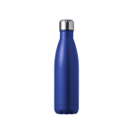 Bouteille en acier inoxydable avec bouchon à vis en acier 550ml couleur bleu première vue