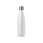 Bouteille en acier inoxydable avec bouchon à vis en acier 550ml couleur blanc première vue