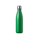 Bouteille en acier inoxydable avec bouchon à vis en acier 550ml couleur vert première vue