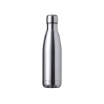Bouteille en acier inoxydable avec bouchon à vis en acier 550ml couleur argenté première vue
