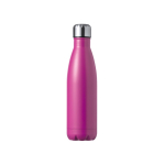 Bouteille en acier inoxydable avec bouchon à vis en acier 550ml couleur fuchsia première vue