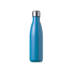 Bouteille en acier inoxydable avec bouchon à vis en acier 550ml couleur bleu ciel première vue