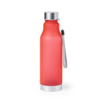 Gourde recyclée avec finition transparente 600ml Iceberg RPET couleur rouge première vue