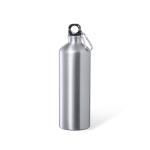 Gourdes personnalisées en aluminium simples et anti-fuites 1 L Cruiser couleur argenté première vue