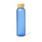 Gourde personnalisée en verre colorée 500ml Crystal Resistant couleur bleu première vue