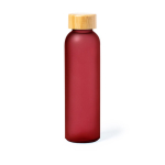 Gourde personnalisée en verre colorée 500ml Crystal Resistant couleur rouge première vue