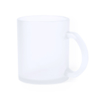 Tasse en verre mat pour impression d'images 300ml Frost Sublim couleur blanc transparent première vue