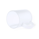 Tasse en verre mat pour impression d'images 300ml Frost Sublim couleur blanc transparent deuxième vue