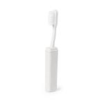 Brosse à dents pliable en paille de blé, idéale pour les voyages deuxième vue