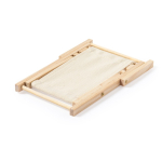 Support pliable de téléphone en forme de chaise longue DeckChair couleur beige quatrième vue