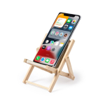 Support pliable de téléphone en forme de chaise longue DeckChair couleur beige cinquième vue