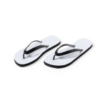 Tongs personnalisées noires sublimées, taille 40-43 Beach Sublim quatrième vue