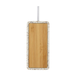 Hub USB 4 ports avec boîtier en terrazzo et bambou Terrazzo couleur naturel deuxième vue frontale