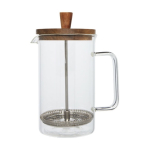 Cafetière française à piston pour 3 cafés 600ml French Coffee Press couleur transparent vue latérale