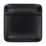 Écouteurs professionnel Bluetooth avec impression logo IPX4 TWS Hybrid couleur noir troisième vue frontale