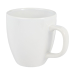Mug avec impression doté de finition brillante de 430 ml Cappuccino couleur blanc