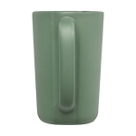 Grande tasse en céramique avec finition mate de 480 ml Americano couleur vert deuxième vue arrière