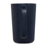 Grande tasse en céramique avec finition mate de 480 ml Americano couleur bleu marine deuxième vue arrière