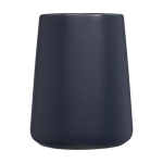 Mug pas cher personnalisable en forme de cruche de 450 ml Wide Base couleur bleu marine deuxième vue frontale