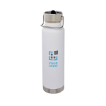 Gourde sportive en acier avec fonction thermos 750 ml Thor Sport avec zone d'impression