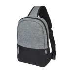 Sac à dos bandoulièremultipoches et à poignée unique DuoTone Mini couleur noir