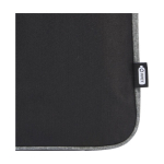 Housse pour PC portable 14” personnalisée 100% recyclée DuoTone couleur noir vue détail 1