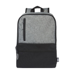Sac à dos durable et rembourré pour ordinateur portable 15´´ DuoTone couleur noir deuxième vue frontale