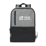 Sac à dos durable et rembourré pour ordinateur portable 15´´ DuoTone avec zone d'impression