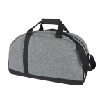 Sac de sport promotionnel en polyester recyclé DuoTone couleur noir