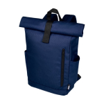 Sac à dos enroulable et étanche pour ordinateur portable de 15,6´´ couleur bleu marine