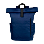 Sac à dos enroulable et étanche pour ordinateur portable de 15,6´´ couleur bleu marine