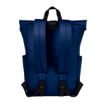 Sac à dos enroulable et étanche pour ordinateur portable de 15,6´´ couleur bleu marine deuxième vue arrière
