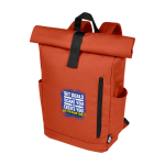 Sac à dos enroulable et étanche pour ordinateur portable de 15,6´´ vue impression transfert