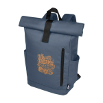 Sac à dos enroulable et étanche pour ordinateur portable de 15,6´´ vue impression transfert