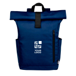 Sac à dos enroulable et étanche pour ordinateur portable de 15,6´´ avec zone d'impression