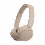 Casque audio Bluetooth avec une durée de 50 heures Sony WH-CH520 couleur beige