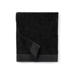 Serviette bain personnalisable coton/lyocell 90x150cm FreshFiber Large couleur noir