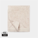 Serviette bain personnalisable coton/lyocell 90x150cm FreshFiber Large couleur beige