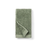 Serviette de bain avec logo en lyocell/coton 40x70cm FreshFiber Small couleur vert