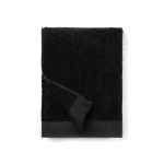 Serviette publicitaire en coton et lyocell 70x140cm FreshFiber Medium couleur noir