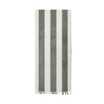 Serviette pour chaise longue en coton 450 gr/m2 et 80x180cm Seaside couleur gris deuxième vue