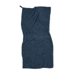 Serviette de sport légère en microfibre de 70x140cm Sport Large couleur bleu